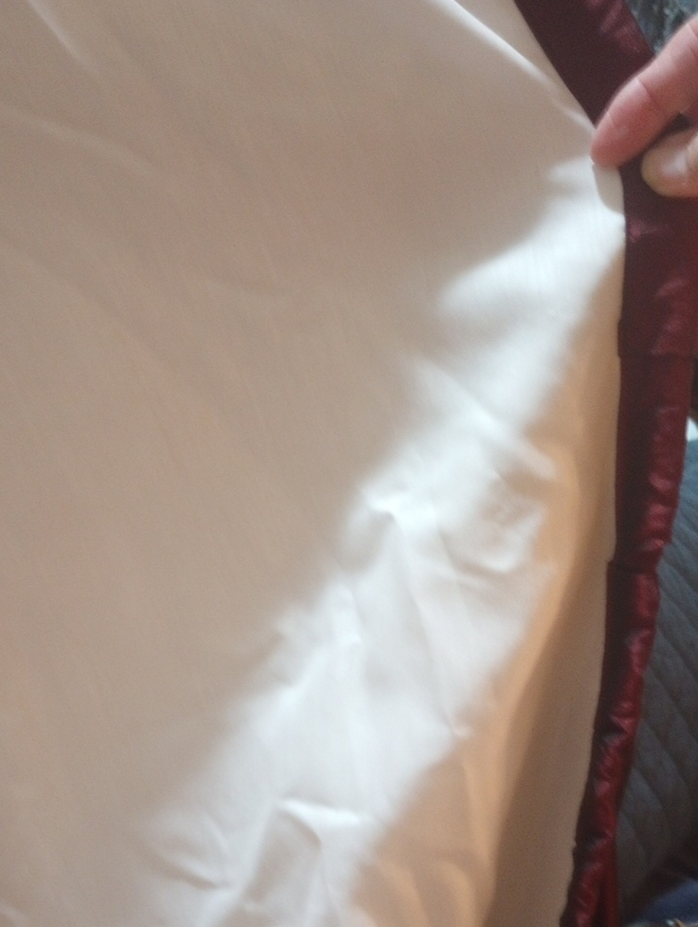 Rich Burgundy and Gold Drapery (This Listing Is For 1 Large Window Only) - Picture 10 of 16